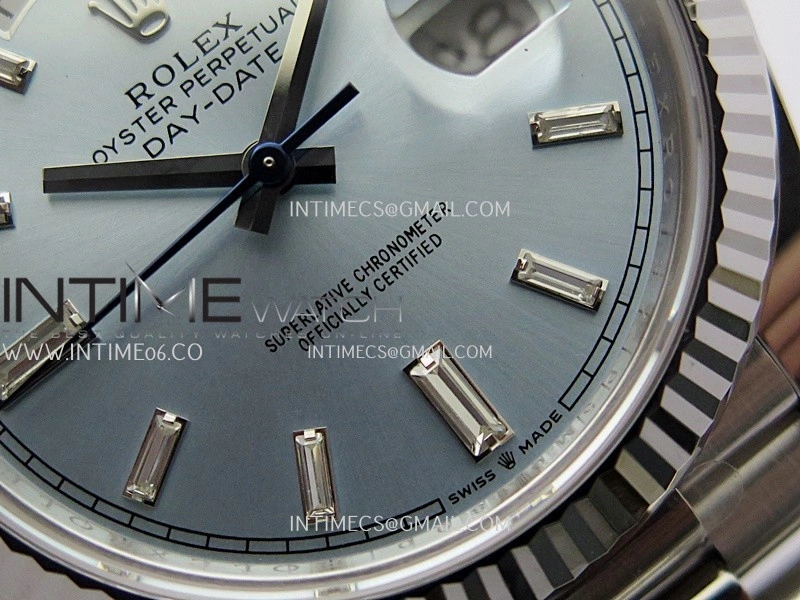 Day Date 228239 40mm Gain Weight V3 THBF 1:1 Best Edition Ice Blue Dial T Diamond Marker On President Bracelet VR3255