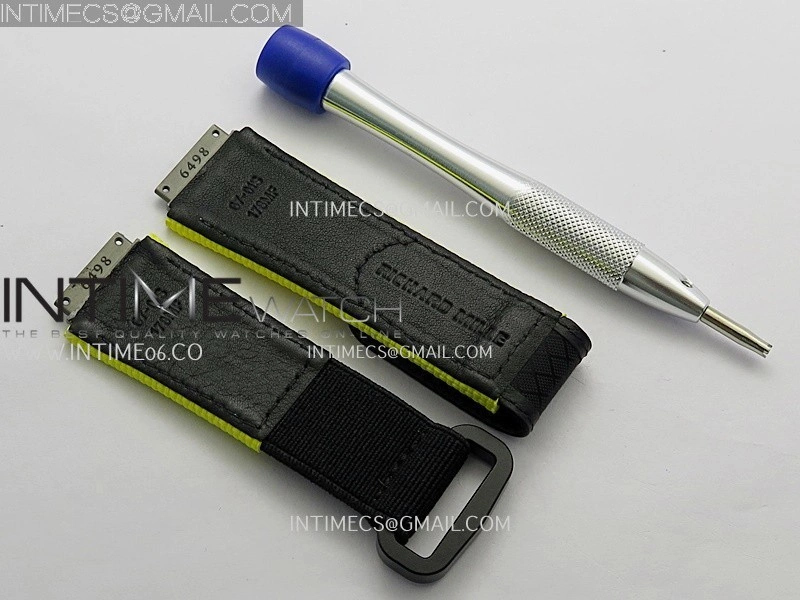 RM67-02 Brazil Green NTPT Umi Office 1:1 Blue Red Green Skeleton Dial On Green Nylon Strap CRMA7 Clone V2