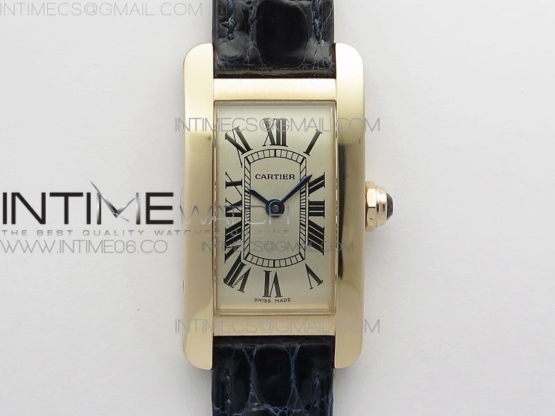 Tank WJTA0029 29mm 8848F RG Gold Dial on Black Croco Strap Ronda Quartz