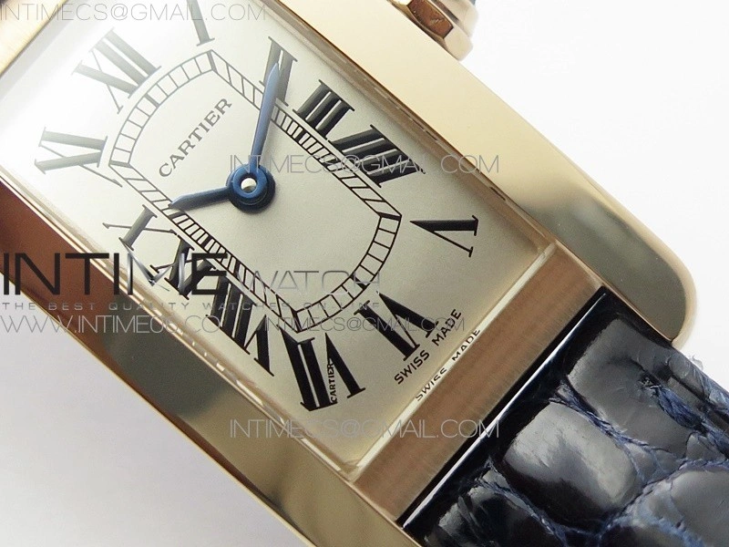 Tank WJTA0029 29mm 8848F RG Gold Dial on Black Croco Strap Ronda Quartz