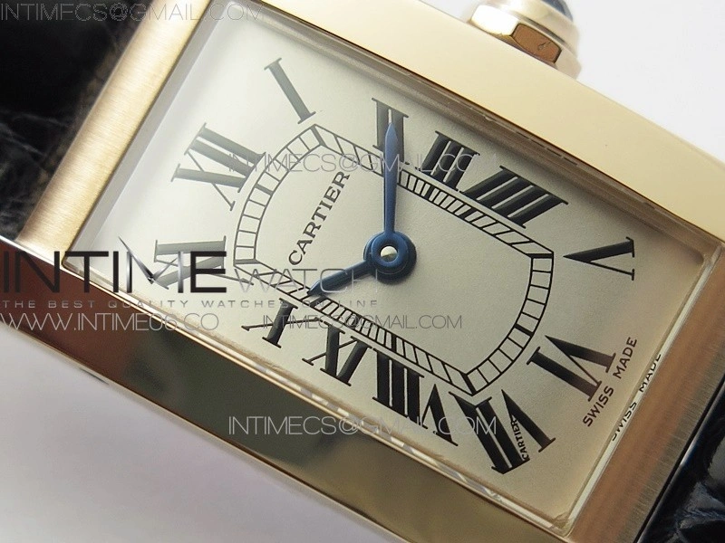 Tank WJTA0029 29mm 8848F RG Gold Dial on Black Croco Strap Ronda Quartz