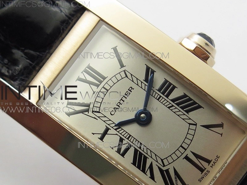 Tank WJTA0029 29mm 8848F RG Gold Dial on Black Croco Strap Ronda Quartz