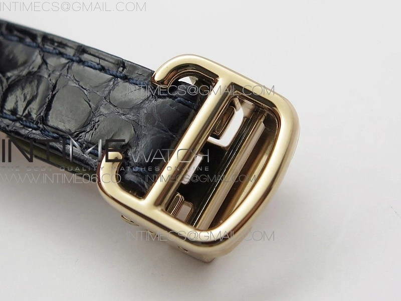 Tank WJTA0029 29mm 8848F RG Gold Dial on Black Croco Strap Ronda Quartz