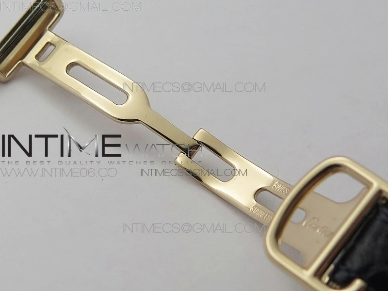 Tank WJTA0029 29mm 8848F RG Gold Dial on Black Croco Strap Ronda Quartz