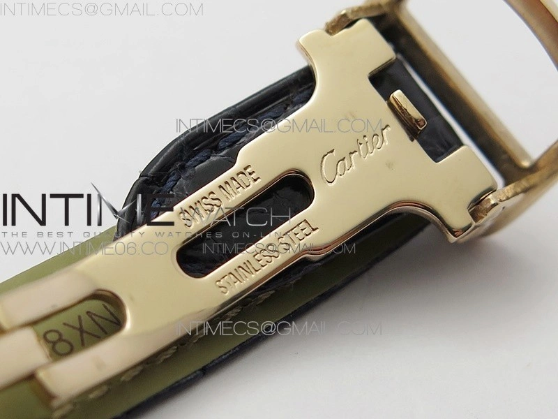 Tank WJTA0029 29mm 8848F RG Gold Dial on Black Croco Strap Ronda Quartz