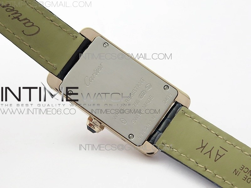 Tank WJTA0029 29mm 8848F RG Gold Dial on Black Croco Strap Ronda Quartz