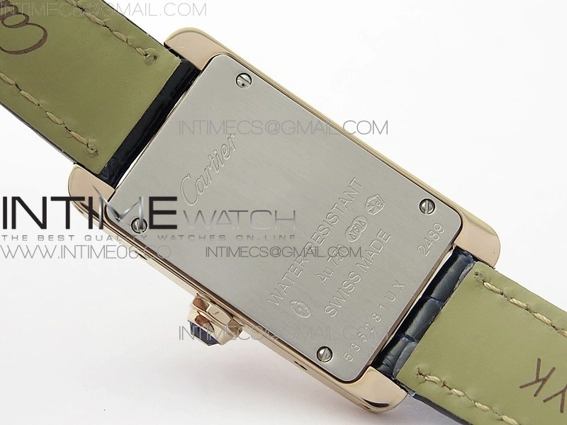 Tank WJTA0029 29mm 8848F RG Gold Dial on Black Croco Strap Ronda Quartz