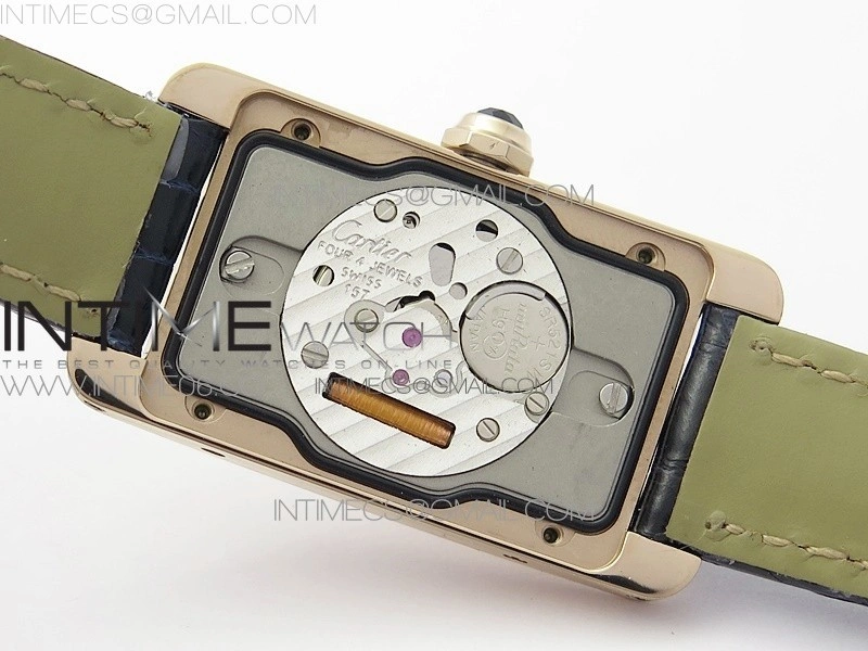 Tank WJTA0029 29mm 8848F RG Gold Dial on Black Croco Strap Ronda Quartz