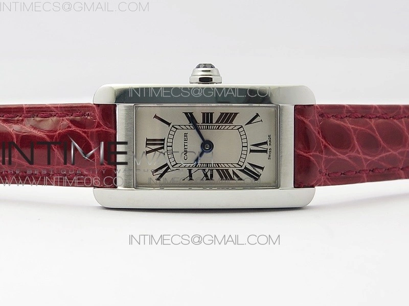 Tank WJTA0029 29mm 8848F SS Silver Dial on Pink Croco Strap Ronda Quartz