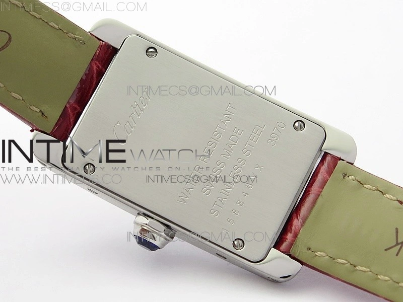 Tank WJTA0029 29mm 8848F SS Silver Dial on Pink Croco Strap Ronda Quartz