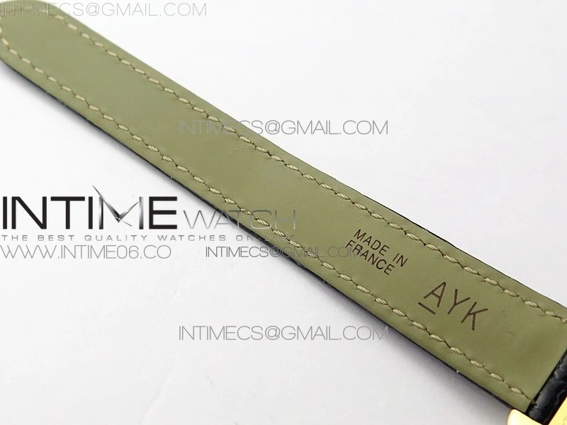 Tank WJTA0029 29mm 8848F YG Silver Dial on Black Croco Strap Ronda Quartz