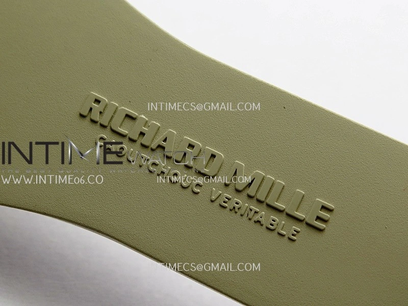 RM16-02 Titanium Umi Office Best Edition Skeleton Dial On Cream Rubber Strap Asian CRMA9