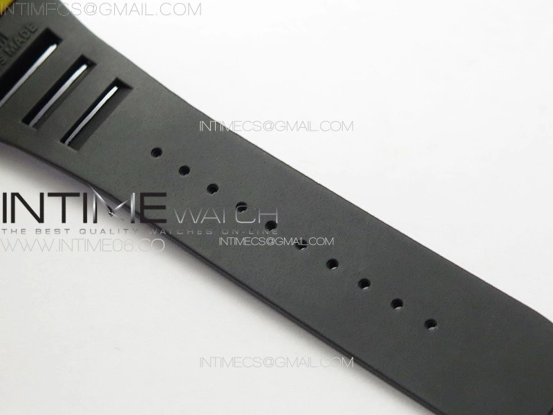 RM027-03 Real Tourbillon RMF Best Edition Orange Red Carbon Skeleton Dial on Black Rubber Strap