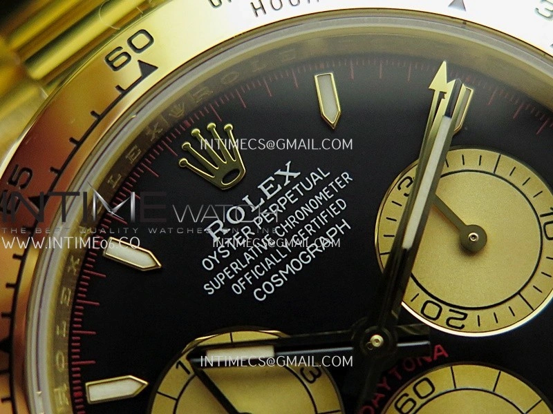 Daytona 126508 YG UFO 1:1 Best Edition Black Dial YG Subdial Stick Marker On Oyster Bracelet UF4131