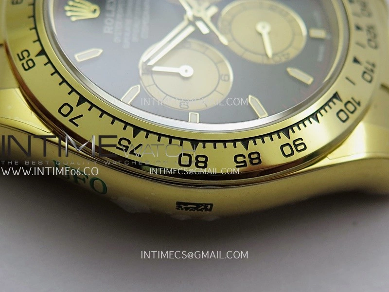 Daytona 126508 YG UFO 1:1 Best Edition Black Dial YG Subdial Stick Marker On Oyster Bracelet UF4131