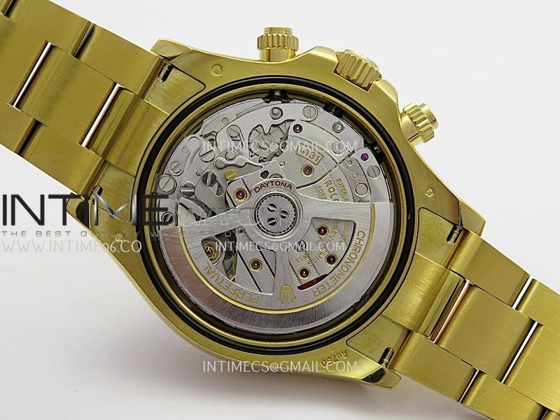 Daytona 126508 YG UFO 1:1 Best Edition Black Dial YG Subdial Stick Marker On Oyster Bracelet UF4131