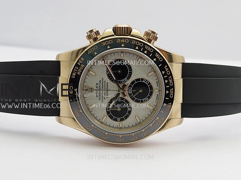 Daytona 126515 UFO Gain Weight 1:1 Best Edition Meteorite Dial On Oysterflex Rubber Strap UF4131