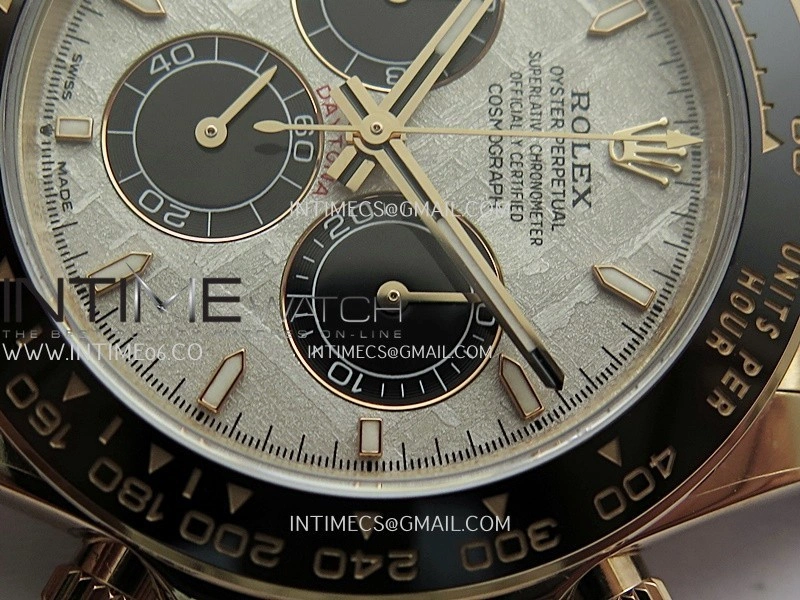 Daytona 126515 UFO Gain Weight 1:1 Best Edition Meteorite Dial On Oysterflex Rubber Strap UF4131