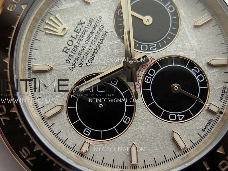 Daytona 126515 UFO Gain Weight 1:1 Best Edition Meteorite Dial On Oysterflex Rubber Strap UF4131