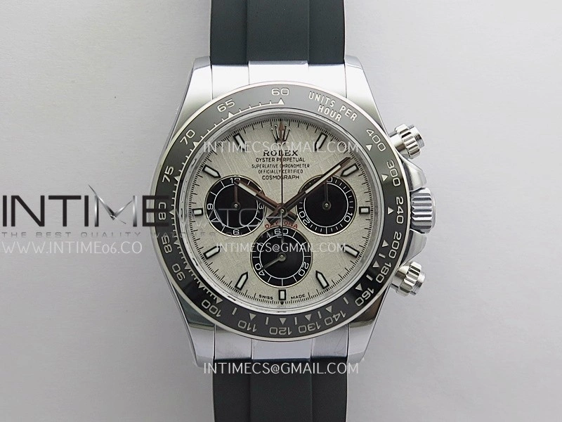Daytona 126519 UFO Gain Weight 1:1 Best Edition Meteorite Dial On Oysterflex Rubber Strap UF4131