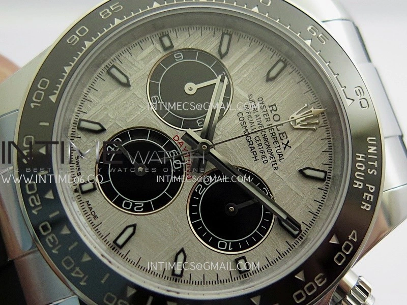 Daytona 126519 UFO Gain Weight 1:1 Best Edition Meteorite Dial On Oysterflex Rubber Strap UF4131
