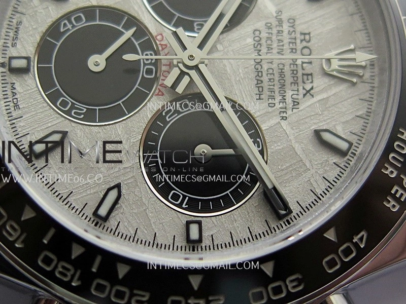 Daytona 126519 UFO Gain Weight 1:1 Best Edition Meteorite Dial On Oysterflex Rubber Strap UF4131