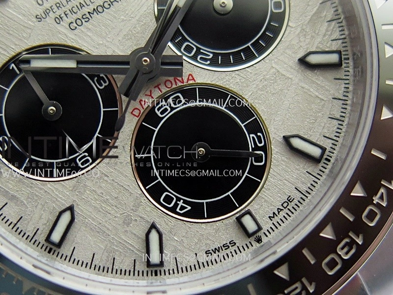 Daytona 126519 UFO Gain Weight 1:1 Best Edition Meteorite Dial On Oysterflex Rubber Strap UF4131