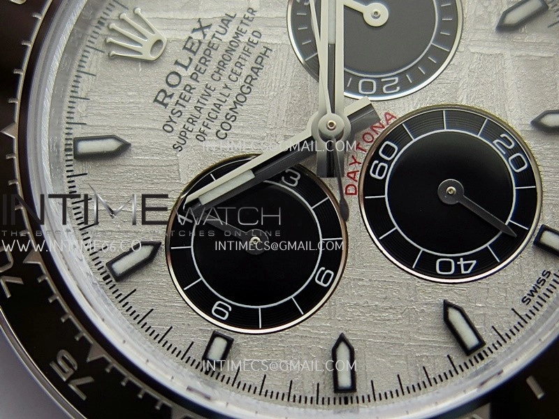 Daytona 126519 UFO Gain Weight 1:1 Best Edition Meteorite Dial On Oysterflex Rubber Strap UF4131