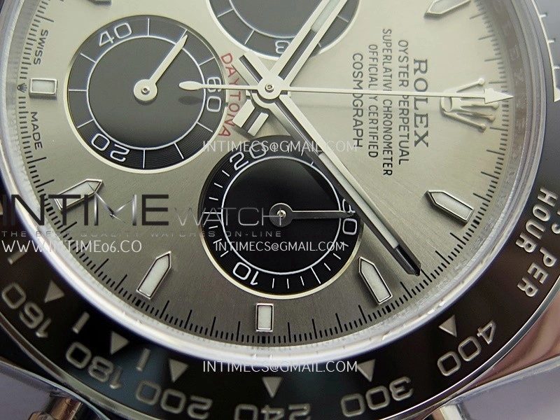 Daytona 126519 UFO Gain Weight 1:1 Best Edition SS Silver Dial On Oysterflex Rubber Strap UF4131