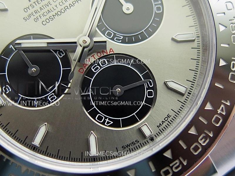 Daytona 126519 UFO Gain Weight 1:1 Best Edition SS Silver Dial On Oysterflex Rubber Strap UF4131