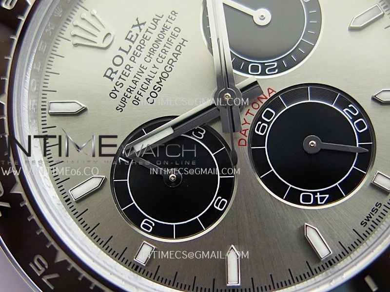 Daytona 126519 UFO Gain Weight 1:1 Best Edition SS Silver Dial On Oysterflex Rubber Strap UF4131