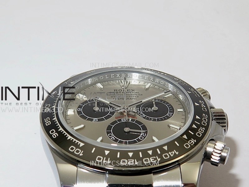 Daytona 126519 UFO Gain Weight 1:1 Best Edition SS Silver Dial On Oysterflex Rubber Strap UF4131