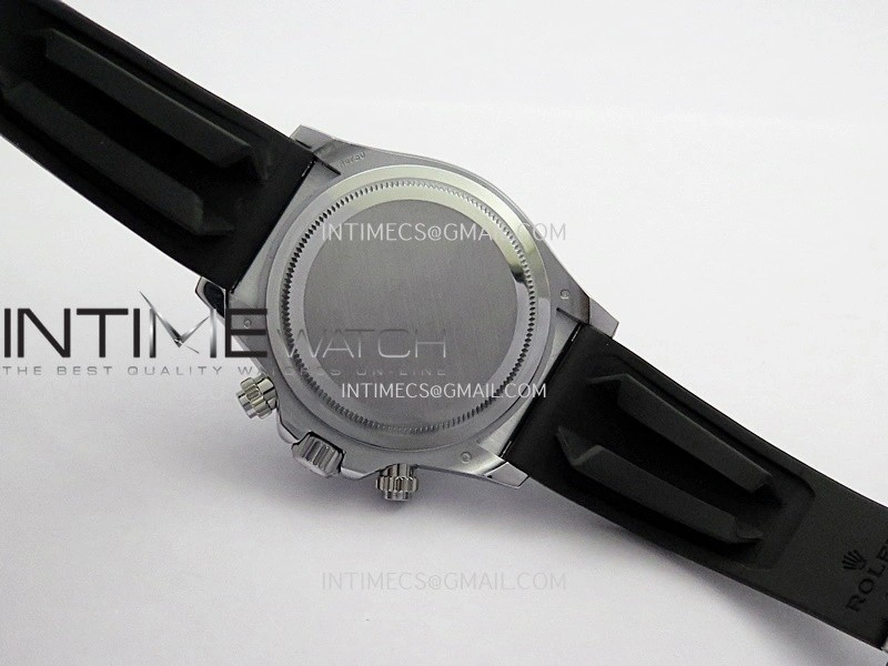 Daytona 126519 UFO Gain Weight 1:1 Best Edition SS Silver Dial On Oysterflex Rubber Strap UF4131