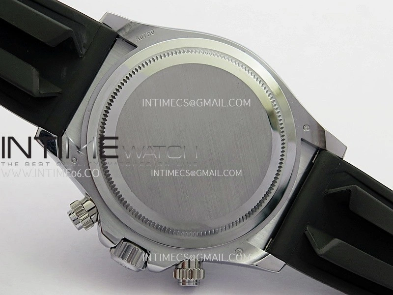 Daytona 126519 UFO Gain Weight 1:1 Best Edition SS Silver Dial On Oysterflex Rubber Strap UF4131