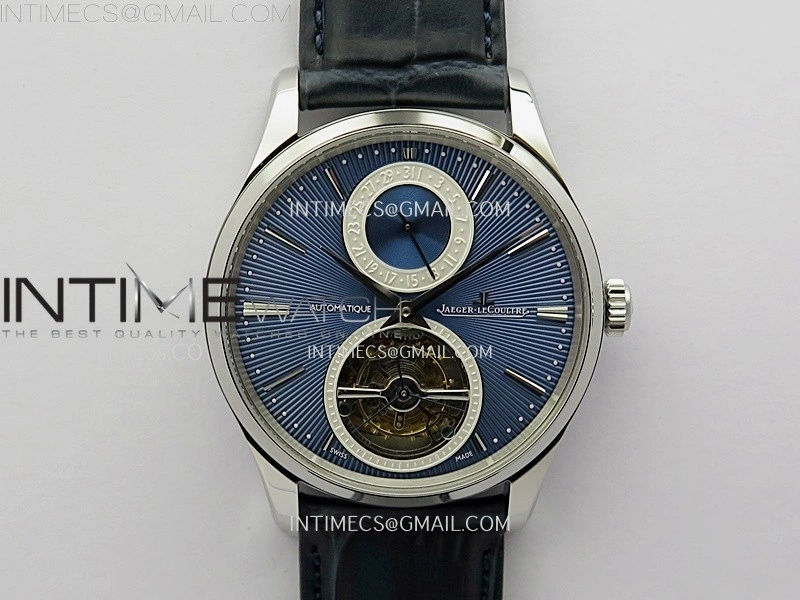Master Ultra Thin Tourbillon 13234E1 APSF Best Edition on Blue Leather Strap Asian 978F