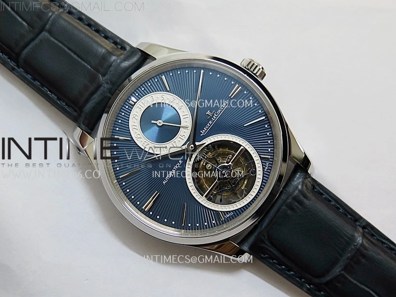 Master Ultra Thin Tourbillon 13234E1 APSF Best Edition on Blue Leather Strap Asian 978F