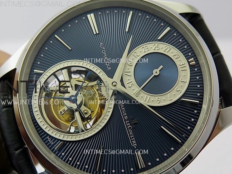 Master Ultra Thin Tourbillon 13234E1 APSF Best Edition on Blue Leather Strap Asian 978F