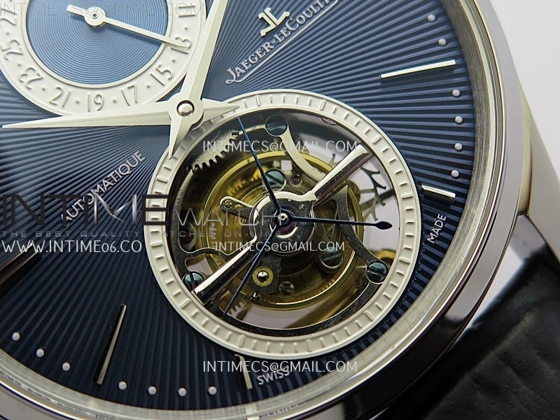 Master Ultra Thin Tourbillon 13234E1 APSF Best Edition on Blue Leather Strap Asian 978F