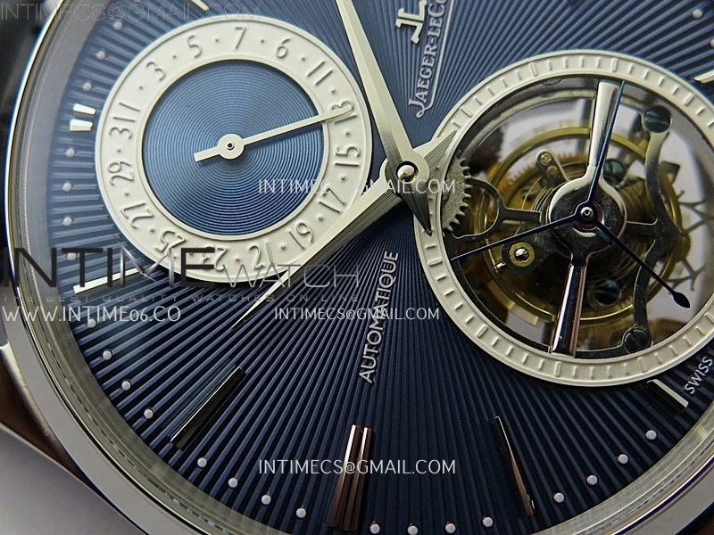 Master Ultra Thin Tourbillon 13234E1 APSF Best Edition on Blue Leather Strap Asian 978F