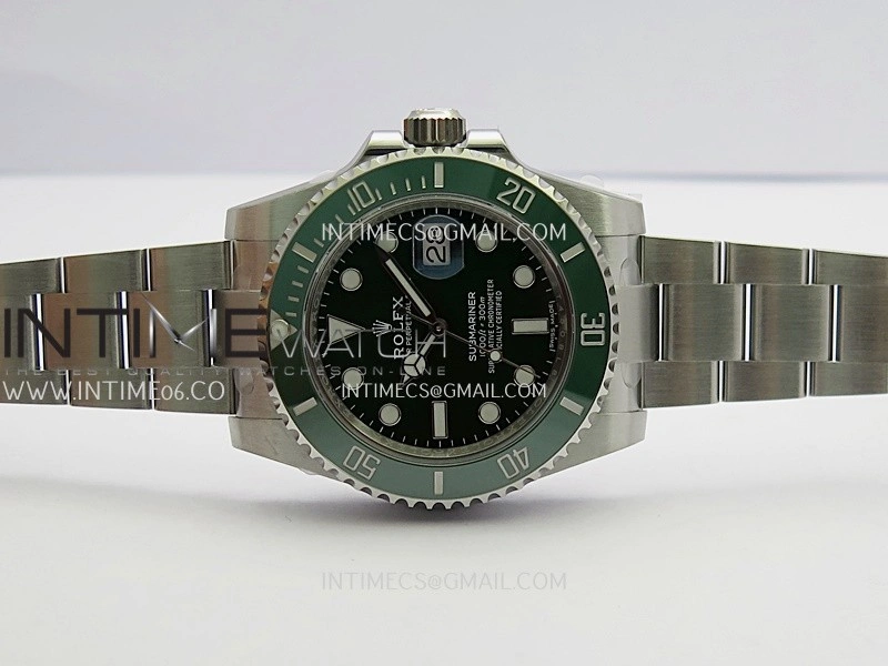 Submariner 116610LV Green Ceramic 904L SS VF 1:1 Best Edition Green Dial On 904L SS Bracelet DD3135