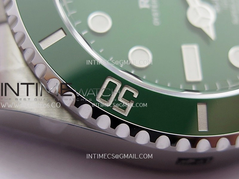 Submariner 116610LV Green Ceramic 904L SS VF 1:1 Best Edition Green Dial On 904L SS Bracelet DD3135