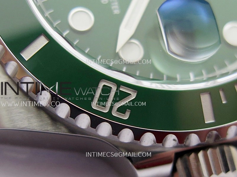 Submariner 116610LV Green Ceramic 904L SS VF 1:1 Best Edition Green Dial On 904L SS Bracelet DD3135