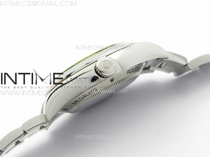 Milgauss 116400 GV Real Green Sapphire SS APSF 1:1 Best Edition Ice Blue Dial on SS Bracelet A2824
