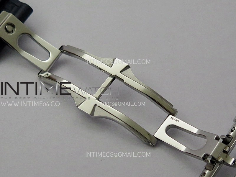 Overseas 4500V SS ZF 1:1 Best Edition Blue Dial on Blue Rubber Strap Asian Super Clone 5100 V2