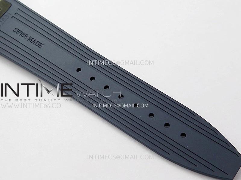 Overseas 4500V SS ZF 1:1 Best Edition Blue Dial on Blue Rubber Strap Asian Super Clone 5100 V2