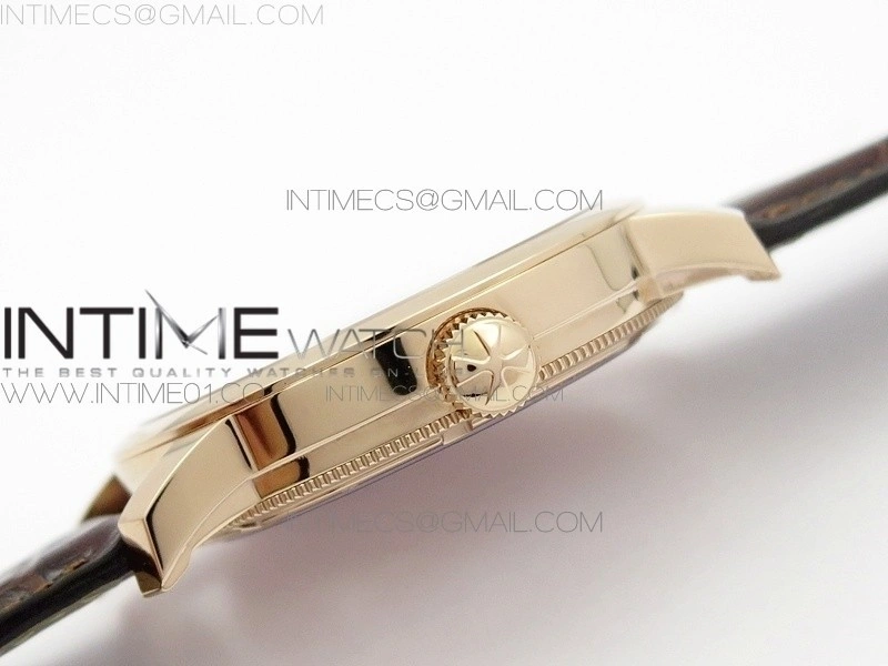 VC Zodiac Tourbillon RG BMF Gold Dial on Brown Leather Strap