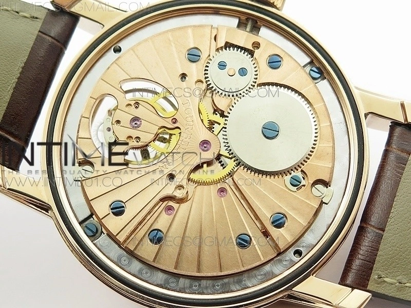 VC Zodiac Tourbillon RG BMF Gold Dial on Brown Leather Strap