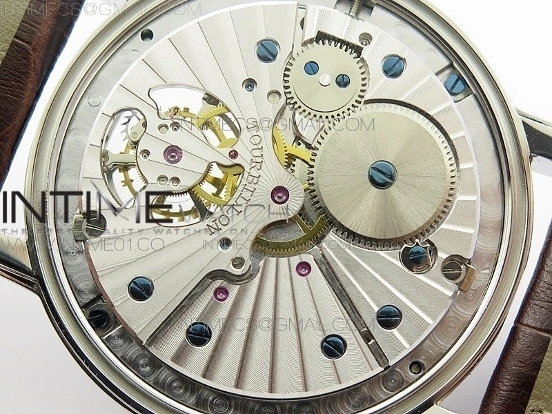 VC Zodiac Tourbillon SS BMF Silver Dial on Brown Leather Strap