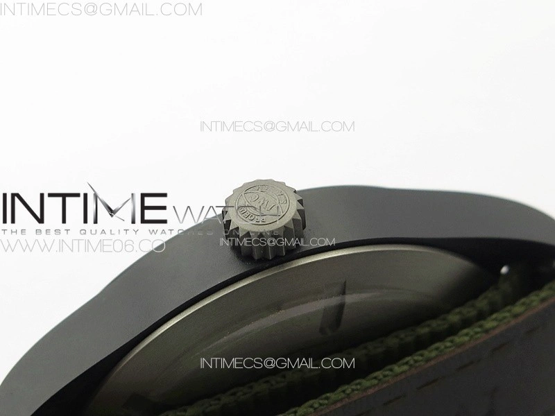 Pilot Mark XVIII TOPGUN SFTI Ceramic M+ 1:1 Best Edition Black Dial on Green Nylon Strap A2892