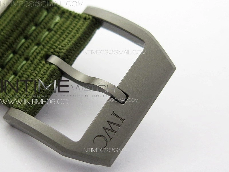 Pilot Mark XVIII TOPGUN SFTI Ceramic M+ 1:1 Best Edition Black Dial on Green Nylon Strap A2892